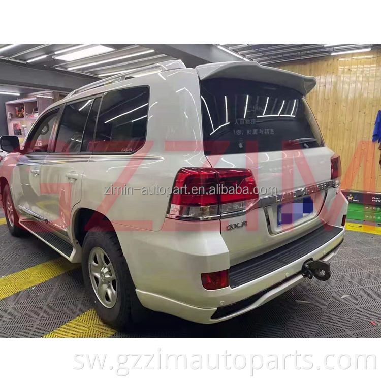 Mbele na nyuma bumper kuboresha mwili Kit mtindo wa Mashariki ya Kati inafaa kwa FJ200 Land Cruiser 2016